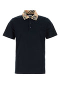 Burberry Men Slate Piquet Polo Shirt