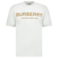 Burberry 'Ellison' Logo Print T-Shirt White