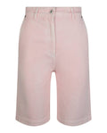 Women's High Waist Bermuda Shorts In Pink
